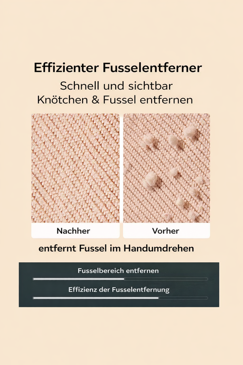 TextilRetter™ Premium Fusselrasierer mit Display – lässt Kleidung wieder wie neu aussehen